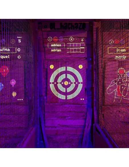 EL HACHAZO MADRID🪓 – Tiro con hacha y diversión con amigos