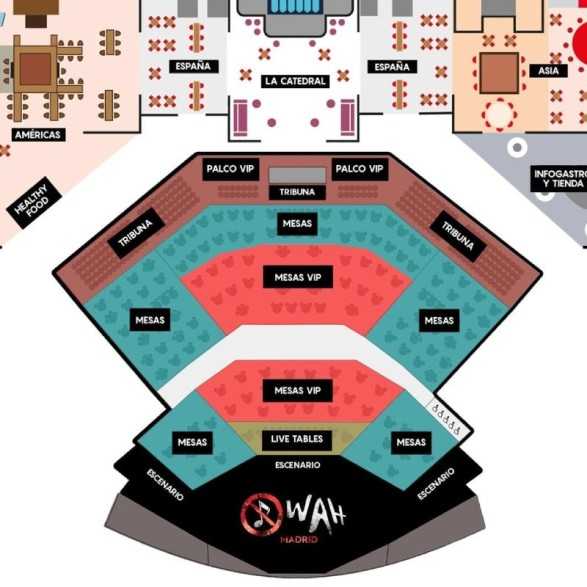 Entradas WAH Madrid | Show musical y experiencia gastronómica
