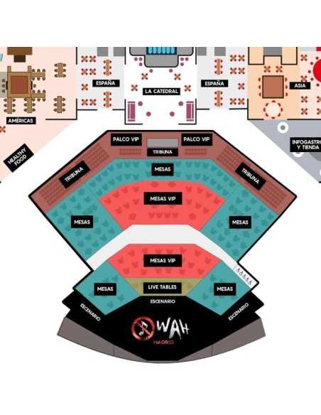 Entradas WAH Madrid | Show musical y experiencia gastronómica