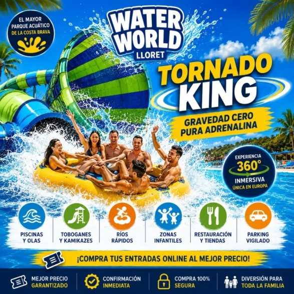 Entradas Water World Lloret de Mar 25€ | Parque Acuático