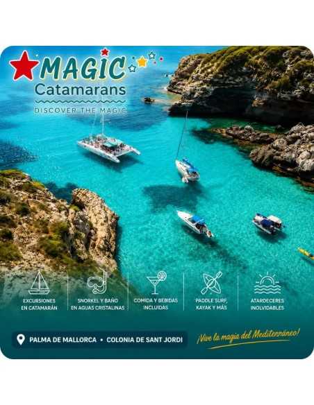 Excursiones en catamarán por Mallorca | Bahía de Palma, Es Trenc y Sunset