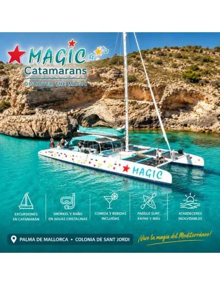 Excursiones en catamarán por Mallorca | Bahía de Palma, Es Trenc y Sunset