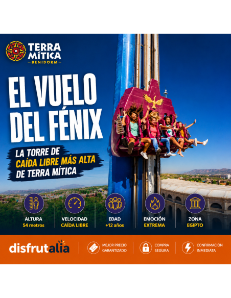 Entradas Terra Mítica Benidorm desde 25,90 € Descuento 30%