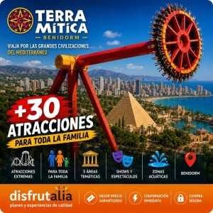 Entradas Terra Mítica Benidorm desde 25,90 € Descuento 30%