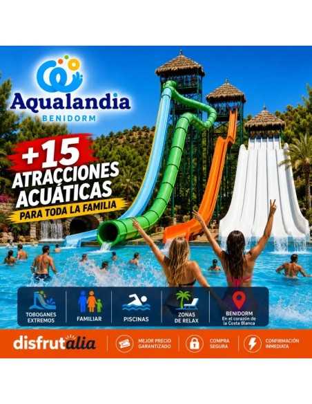 Entradas Aqualandia Benidorm desde 28€ |Descuentos 16% y 2X1