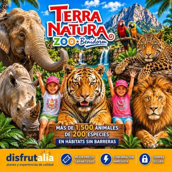 Entradas Terra Natura Benidorm desde 27€| 2X1 y Descuentos