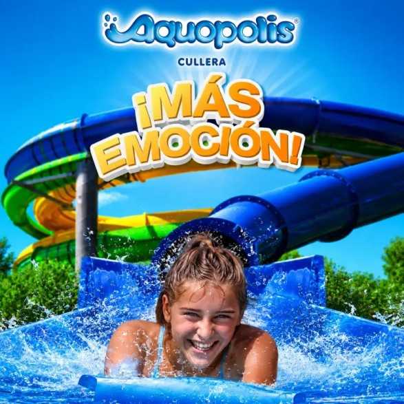 Entradas Aquopolis Parque Acuático Cullera 19,95 €| 40% Dto.