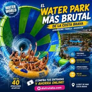 Entradas Water World Lloret de Mar 25€ | Parque Acuático