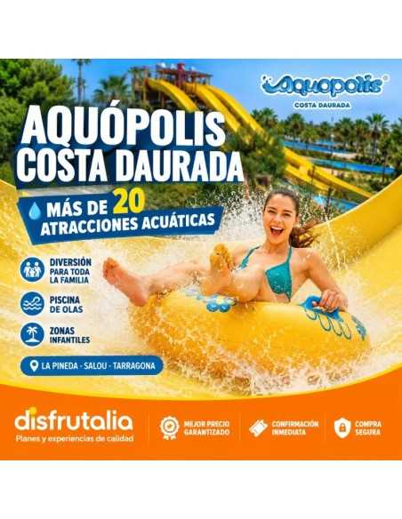 Entradas Aquopolis La Pineda Salou 26,95 € Descuento 29%