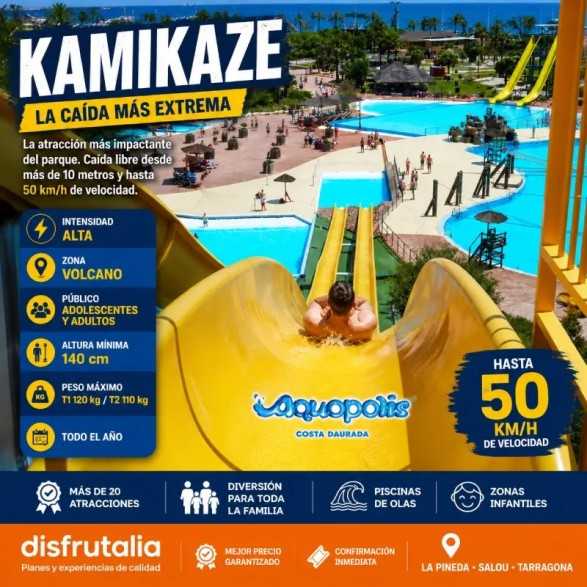 Entradas Aquopolis La Pineda Salou 26,95 € Descuento 29%