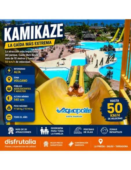 Entradas Aquopolis La Pineda Salou 26,95 € Descuento 29%