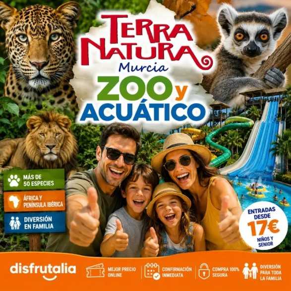 Terra Natura + Aqua Natura Murcia Entradas desde 17 €