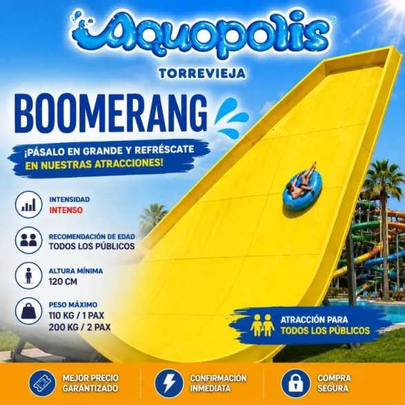 Entradas Aquopolis Torrevieja 21,95 € 35% Dto.