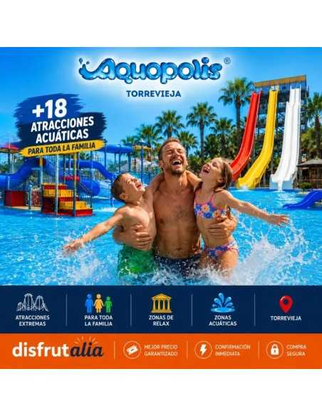 Entradas Aquopolis Torrevieja 21,95 € 35% Dto.