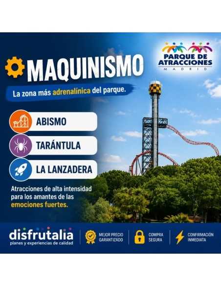Entradas Parque de Atracciones Madrid 26,94€ Descuento 40%