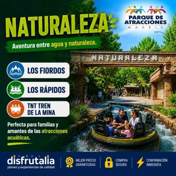 Entradas Parque de Atracciones Madrid 26,94€ Descuento 40%