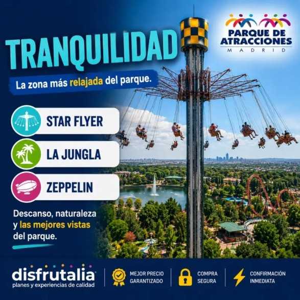 Entradas Parque de Atracciones Madrid 26,94€ Descuento 40%