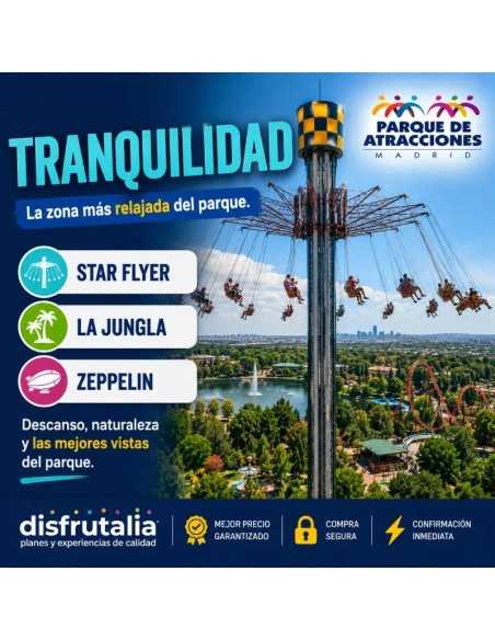 Entradas Parque de Atracciones Madrid 26,94€ Descuento 40%