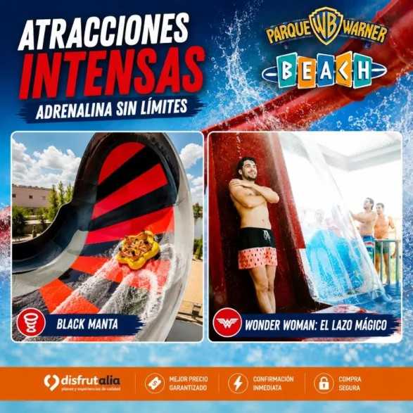 Entradas PARQUE WARNER BEACH 25,14€ Descuento 40%
