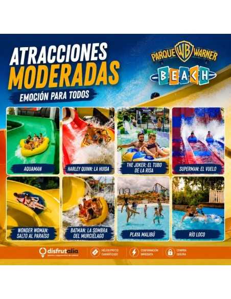 Entradas PARQUE WARNER BEACH 25,14€ Descuento 40%