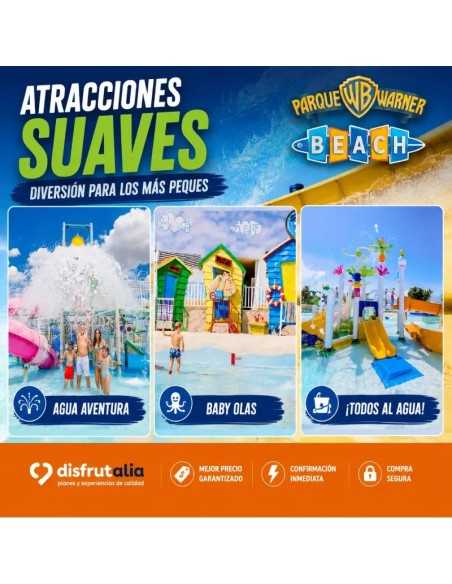 Entradas PARQUE WARNER BEACH 25,14€ Descuento 40%