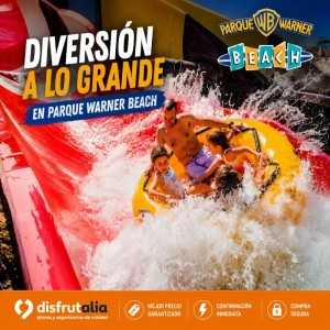 Entradas PARQUE WARNER BEACH 25,14€ Descuento 40%