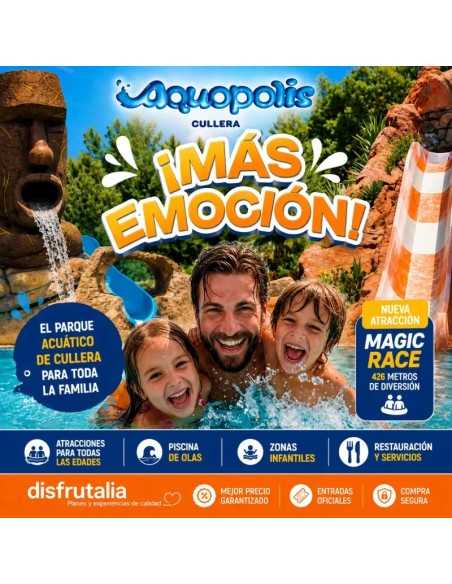 Entradas Aquopolis Parque Acuático Cullera 19,95 €| 40% Dto.