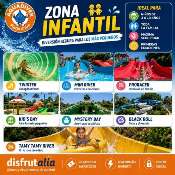 Entradas Aquadiver Platja d'Aro 22€ | Parque Acuático