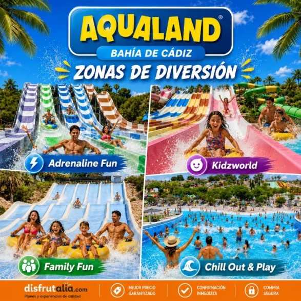 Entradas Aqualand Bahía de Cádiz desde 15 € | Descuentos