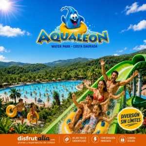 Entradas Aqualeon Water Park Costa Daurada desde 14€ | Dtos.