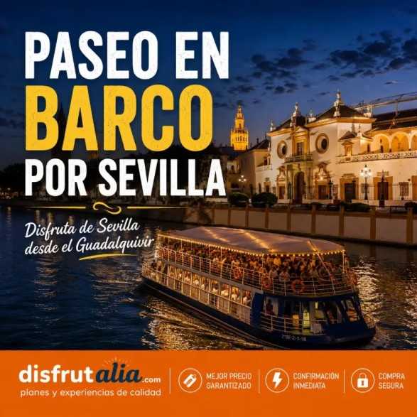 Crucero Guadalquivir Sevilla 15,65€ | Torre del Oro 🚤