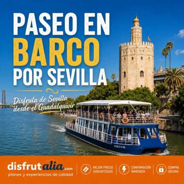 Crucero Guadalquivir Sevilla 15,65€ | Torre del Oro 🚤