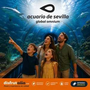 Entradas Acuario de Sevilla 12€🐠 Precios y horarios