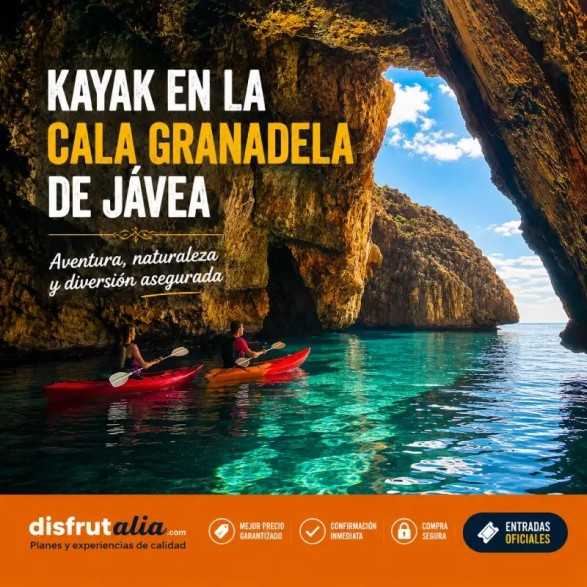 Kayak Jávea: excursión Cala Granadella | Precios y reserva