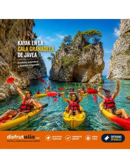 Kayak Jávea: excursión Cala Granadella | Precios y reserva
