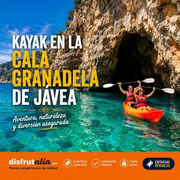 Kayak Jávea: excursión Cala Granadella | Precios y reserva