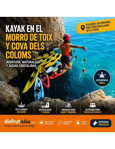Kayak Morro de Toix y Cova dels Coloms | Reserva