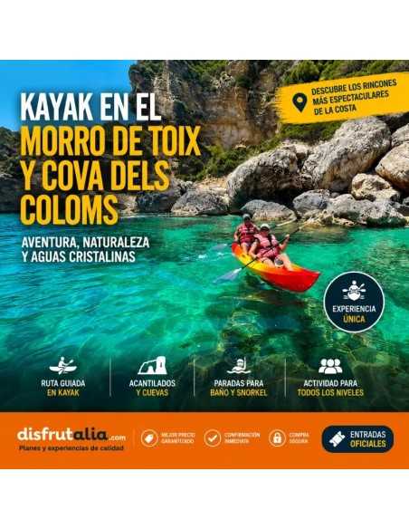Kayak Morro de Toix y Cova dels Coloms | Reserva