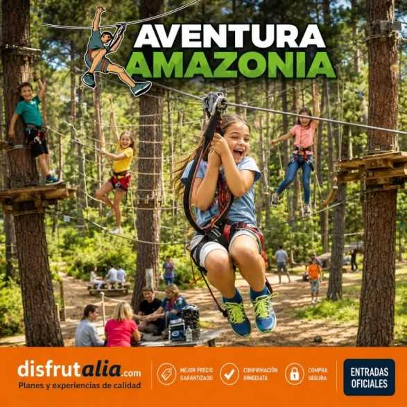 Entradas Aventura Amazonia Cercedilla desde 20 €