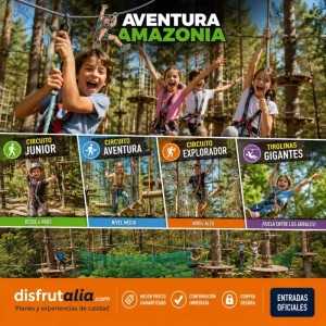 Entradas Aventura Amazonia Cercedilla desde 20 € 2