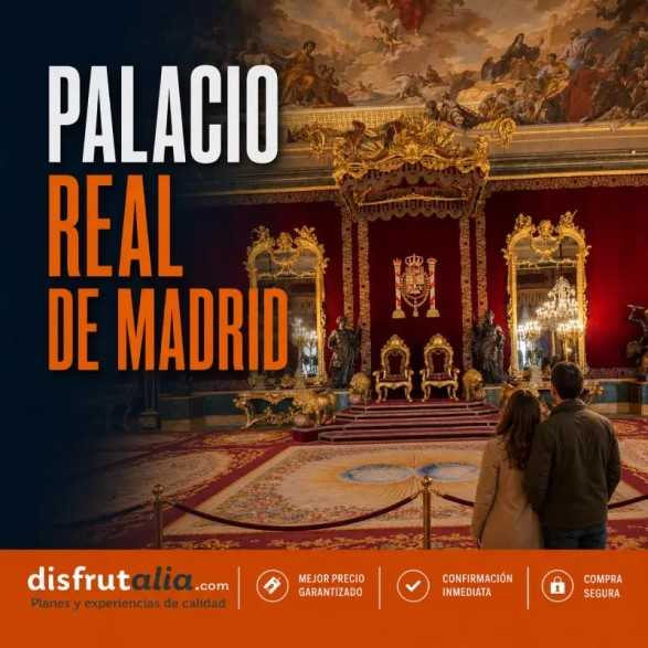 Entradas Palacio Real de Madrid 29€ | Precios y horarios