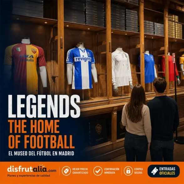 Entradas LEGENDS Museo del Fútbol desde 14,40 € ⚽ | Madrid