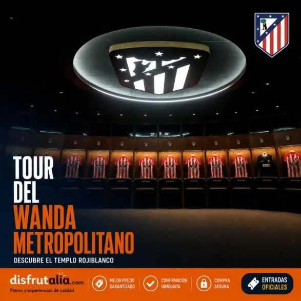 Entradas Tour estadio Atlético de Madrid desde 25 € ⚽