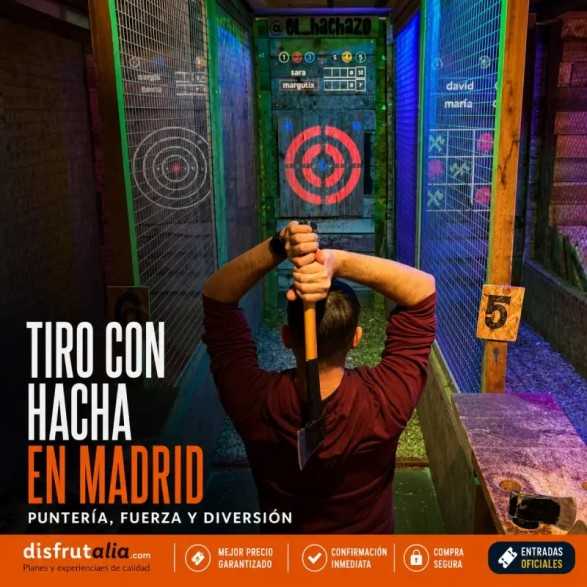 EL HACHAZO MADRID🪓 – Tiro con hacha y diversión con amigos