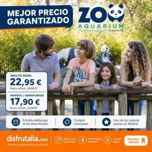 Entradas Zoo Aquarium Madrid 17,90 Descuento 24% | 2X1