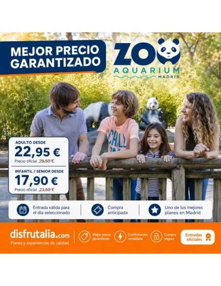 Entradas Zoo Aquarium Madrid 17,90 Descuento 24% | 2X1