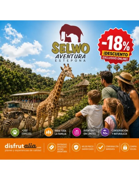 Entradas para Selwo Aventura desde 19,90 € | Descuentos