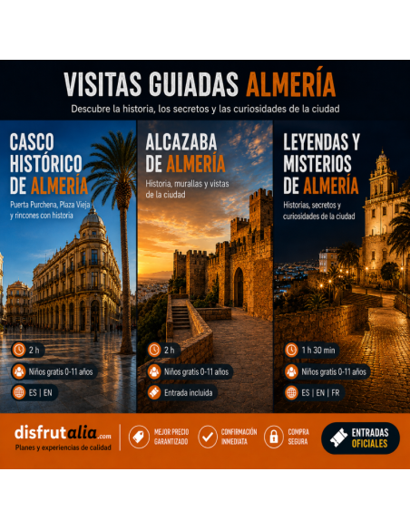 Visitas Guiadas en Almería | Alcazaba, Casco Histórico y Leyendas