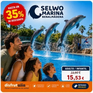 Entradas para Selwo Marina 15,53 € Descuento 35%