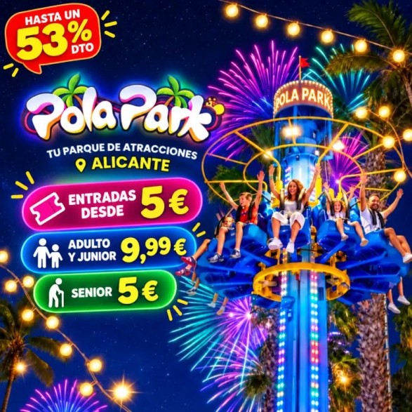 Entradas Pola Park Santa Pola desde 5 € | Descuentos y ofertas
